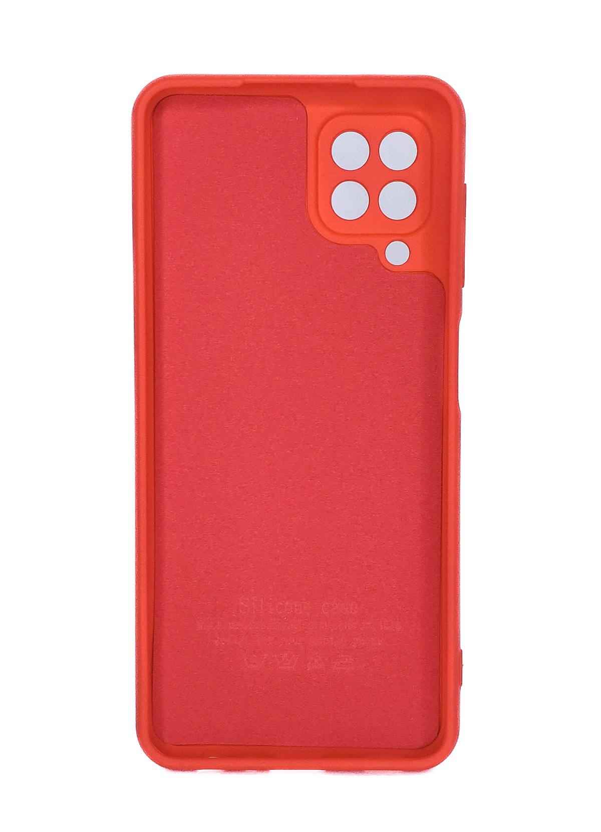 Protectores para celular  para Samsung  A22 4G Funda de silicona con felpa Rojo